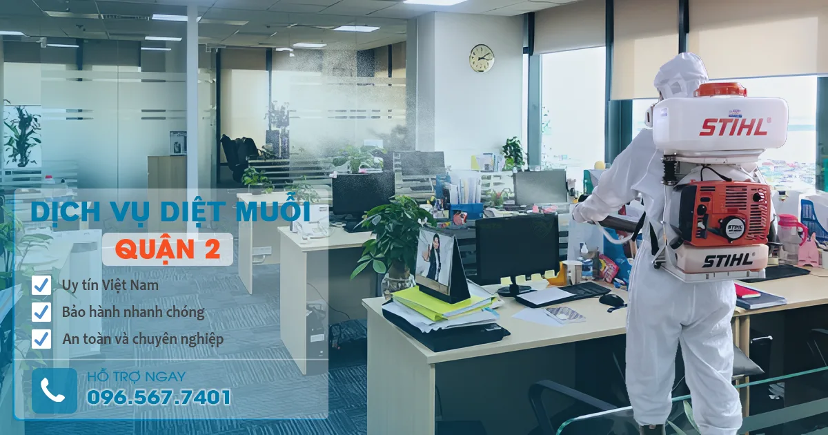 Diệt muỗi quận 2, dịch vụ phun thuốc diệt muỗi quận 2