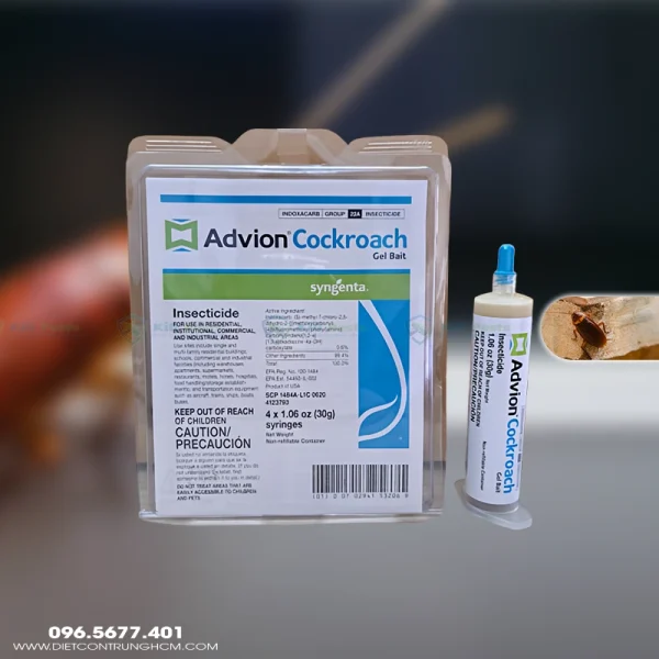 Advion Cockroach Gel Bait thuốc diệt gián đưc, mỹ (gián nhà)