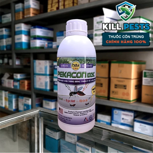 PekaCon 100SC - Thuốc diệt muỗi, côn trùng nguyên liệu từ USA