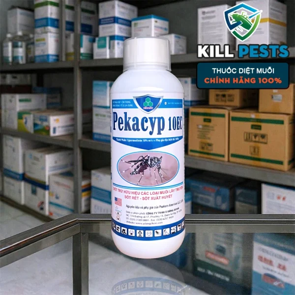 PekaCyp 10EC thuốc diệt muỗi, côn trùng giá rẻ Kiên Nam