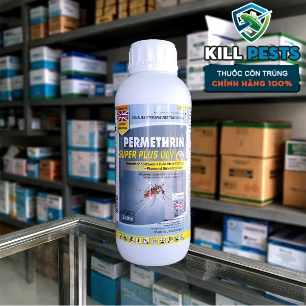 Permethrin Super Plus ULV - Thuốc diệt muỗi nhập khẩu Anh